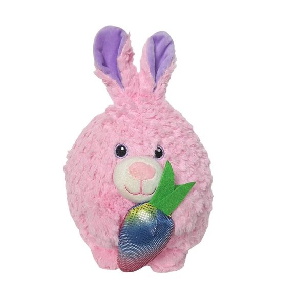 Hug & Luv Pink Easter Bunny Rabbit Stuffed Animal 12 Inch - Picture 1 of 6